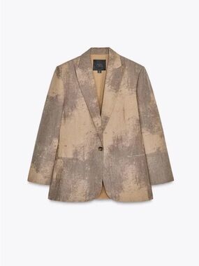 Zara Viral Oversized Single-Button Blazer NWT
